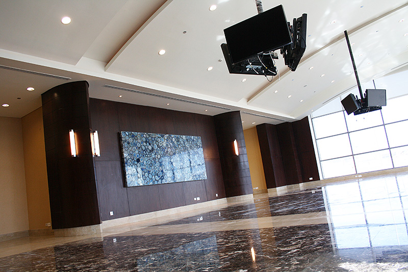 Finishing work in construction